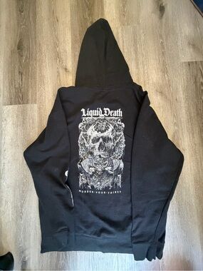 Liquid Death Zipup Hoodie